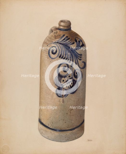 Jug, c. 1940. Creator: Winifred Luten.