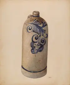 Jug, c. 1940. Creator: Winifred Luten