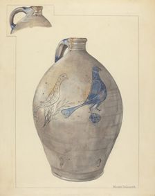 Jug, c. 1940. Creator: Yolande Delasser