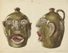 Jug, c. 1940. Creator: Yolande Delasser