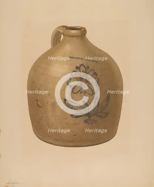 Jug, c. 1941. Creator: Giacinto Capelli.