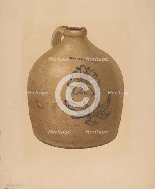 Jug, c. 1941. Creator: Giacinto Capelli.