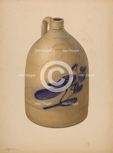 Jug, c. 1941. Creator: Giacinto Capelli.