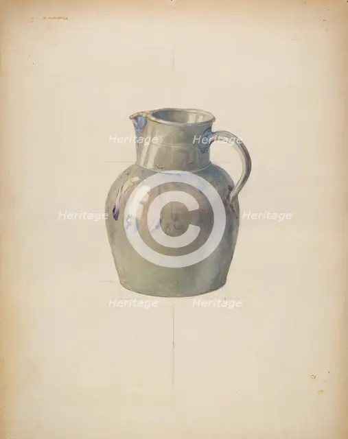 Jug, c. 1942. Creator: Samuel Philpot.