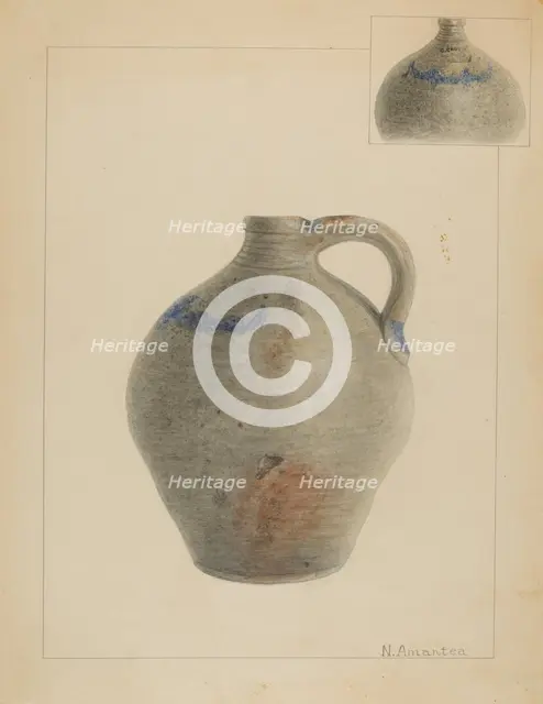 Jug, c. 1936. Creator: Nicholas Amantea.
