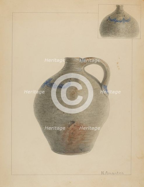 Jug, c. 1936. Creator: Nicholas Amantea.