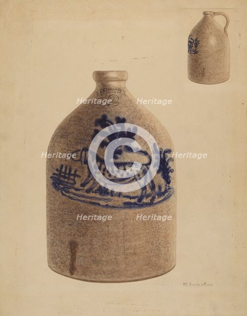 Jug, c. 1936. Creator: Nicholas Amantea.