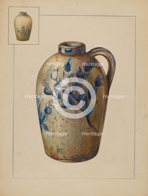 Jug, c. 1936. Creator: Anna Aloisi.