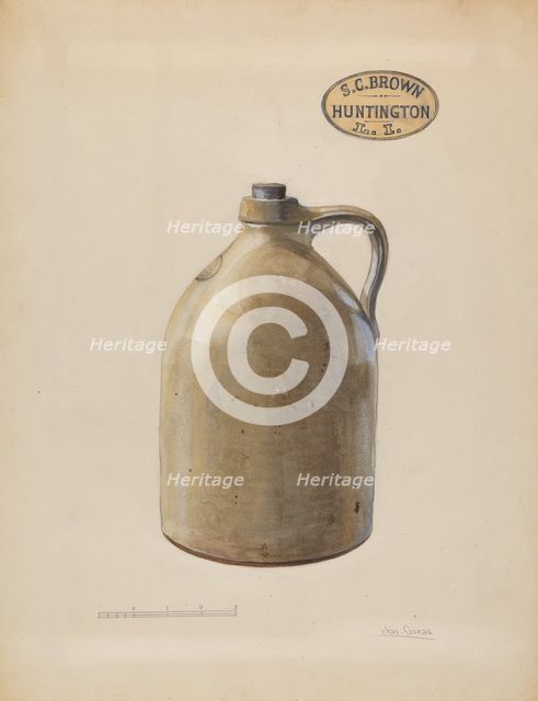 Jug, c. 1936. Creator: Charles Caseau.