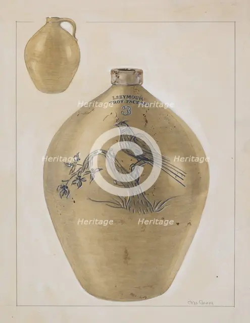 Jug, c. 1936. Creator: Charles Caseau.