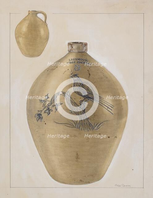 Jug, c. 1936. Creator: Charles Caseau.