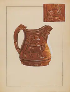 Jug, c. 1936. Creator: John Dana