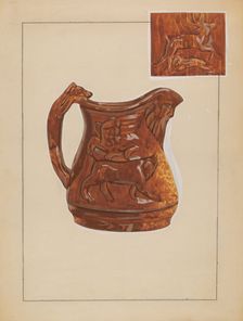 Jug, c. 1936. Creator: John Dana