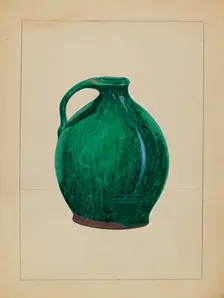 Jug, c. 1936. Creator: John Dana