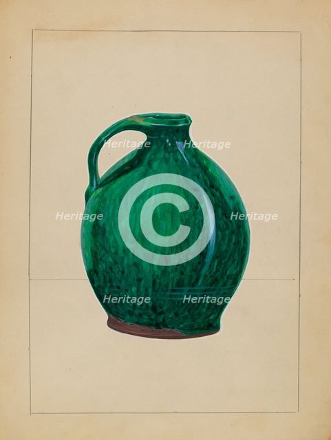 Jug, c. 1936. Creator: John Dana.
