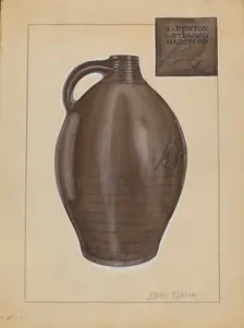 Jug, c. 1936. Creator: John Dana