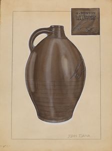 Jug, c. 1936. Creator: John Dana