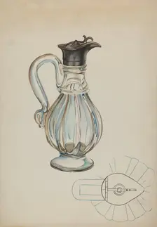 Jug, c. 1936. Creator: Roberta Elvis