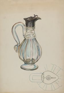 Jug, c. 1936. Creator: Roberta Elvis