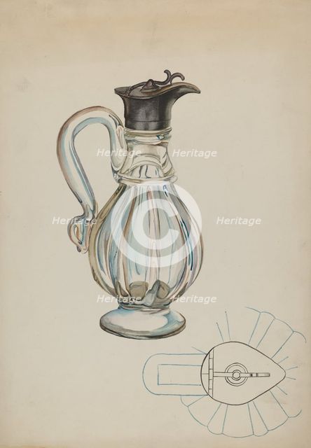 Jug, c. 1936. Creator: Roberta Elvis.