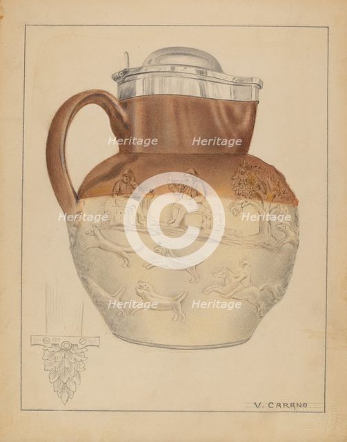 Jug, c. 1936. Creator: Vincent Carano.