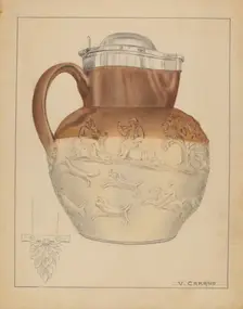 Jug, c. 1936. Creator: Vincent Carano