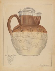 Jug, c. 1936. Creator: Vincent Carano