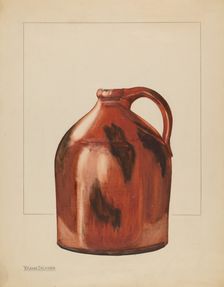 Jug, c. 1936. Creator: Yolande Delasser