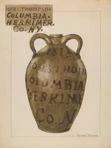 Jug, c. 1936. Creator: Yolande Delasser