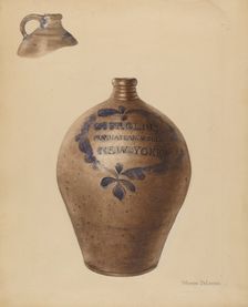 Jug, c. 1936. Creator: Yolande Delasser
