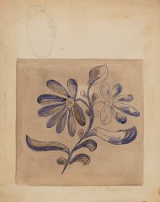 Jug, c. 1936. Creator: Yolande Delasser