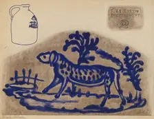 Jug, c. 1936. Creator: Yolande Delasser