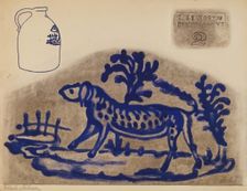 Jug, c. 1936. Creator: Yolande Delasser