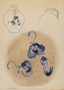 Jug, c. 1936. Creator: Yolande Delasser