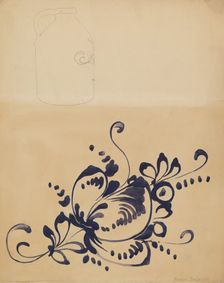 Jug, c. 1936. Creator: Yolande Delasser