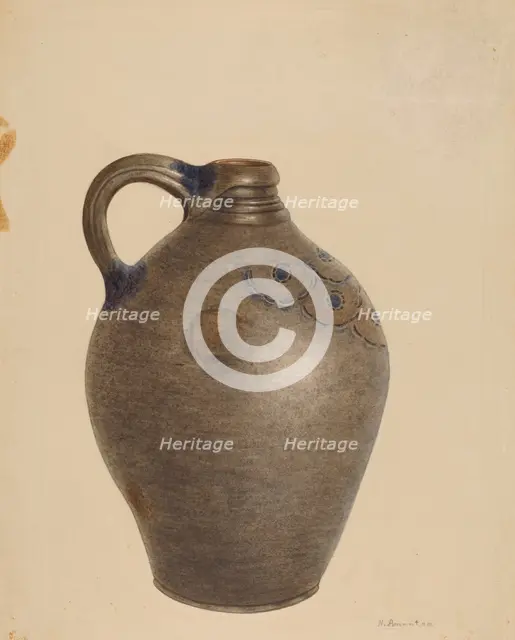Jug, c. 1937. Creator: Nicholas Amantea.