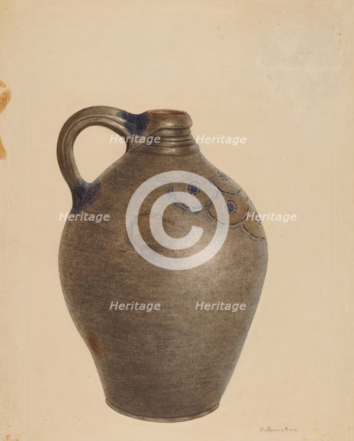 Jug, c. 1937. Creator: Nicholas Amantea.