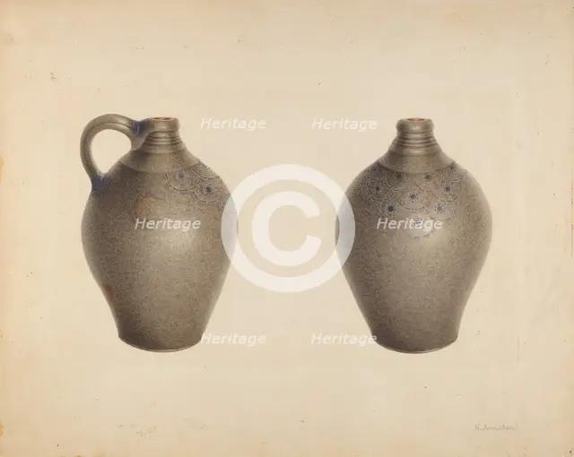 Jug, c. 1937. Creator: Nicholas Amantea.