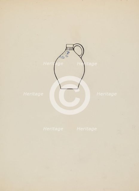 Jug, c. 1937. Creator: Charles Caseau.