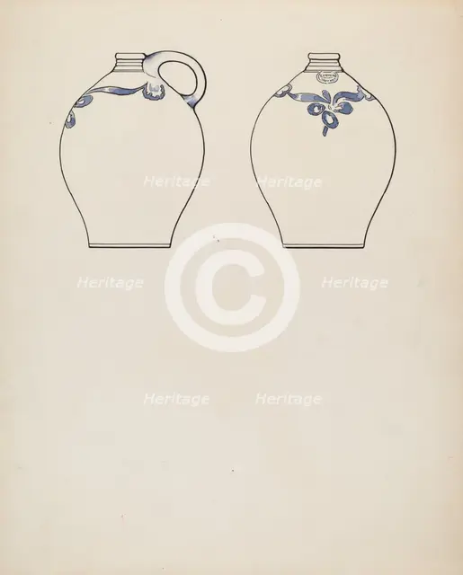 Jug, c. 1937. Creator: Charles Caseau.