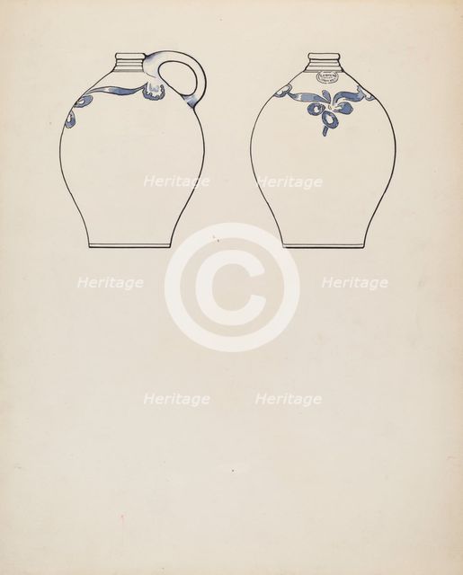 Jug, c. 1937. Creator: Charles Caseau.