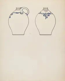 Jug, c. 1937. Creator: Charles Caseau