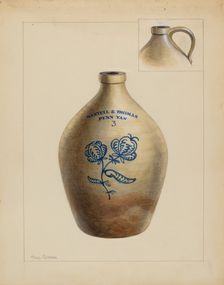Jug, c. 1937. Creator: Charles Caseau