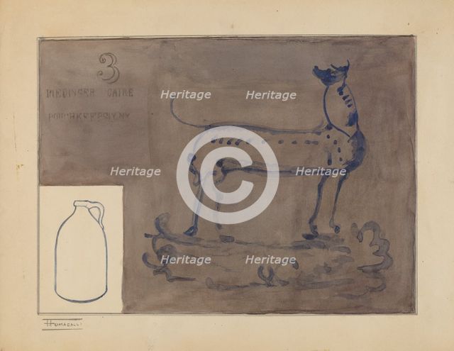 Jug, c. 1937. Creator: Frank Fumagalli.
