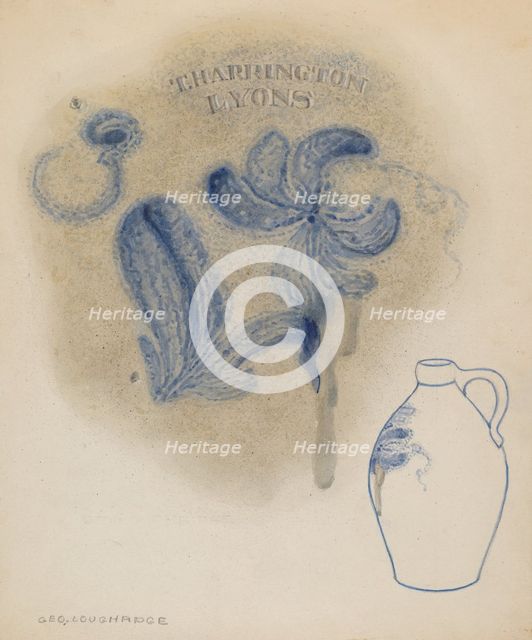 Jug, c. 1937. Creator: George Loughridge.