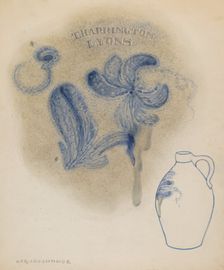 Jug, c. 1937. Creator: George Loughridge