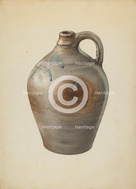 Jug, c. 1937. Creator: Giacinto Capelli.