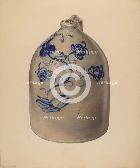 Jug, c. 1937. Creator: Jean Peszel.