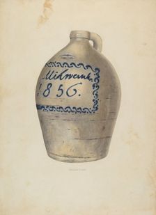 Jug, c. 1937. Creator: William Frank