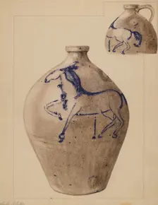 Jug, c. 1937. Creator: Yolande Delasser